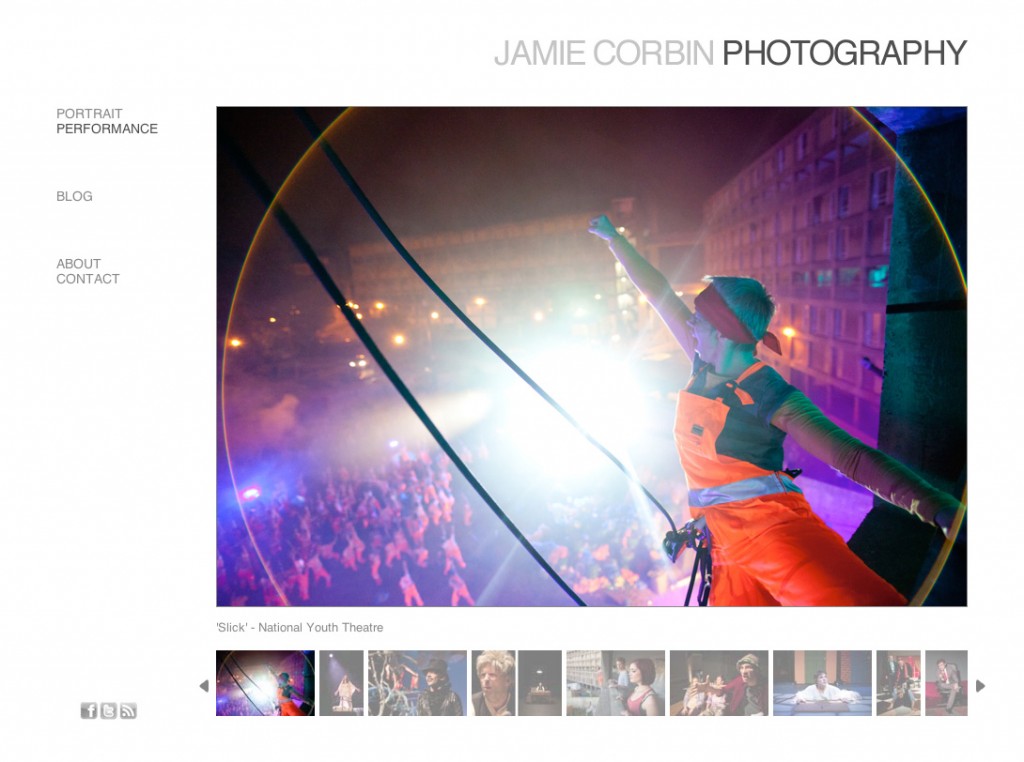 JamieCorbin.co.uk - New Performance Portfolio